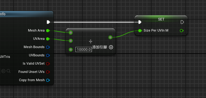 计算出一个UV的面积